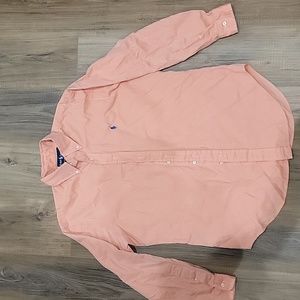Ralph Lauren Classic Fit Long Sleeve Button Down 15 1/2 (32/33) Peach Shirt